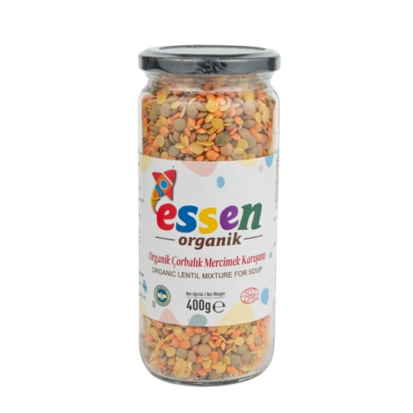 Organik Mercimek Karışımı ( Sarı Mercimek-Kırmızı Mercimek-Yeşil Mercimek) - 400 g