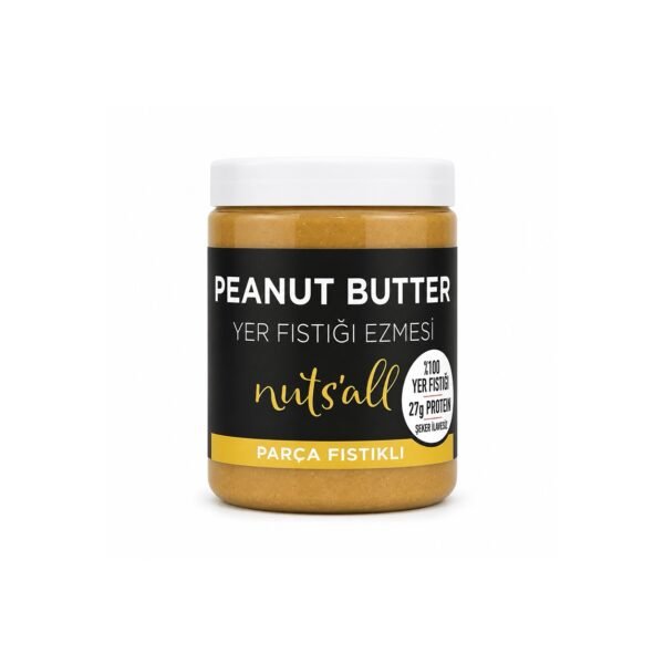 Nuts'all Parça Fıstıklı (Crunchy) Yer Fıstığı Ezmesi - 1 kg