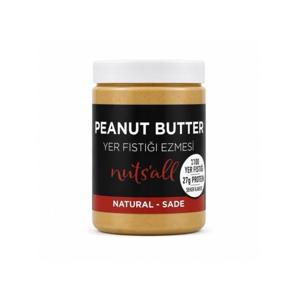 Nutsall Sade Fıstık Ezmesi - 1 kg